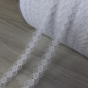 Мереживо 15 мм, біле (140)