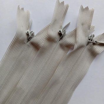 Блискавка потайна, 18 см., тип-3, світло-сірий (313-1)