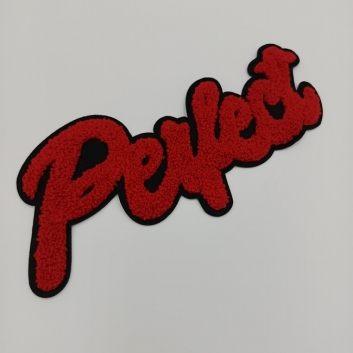 Нашивка пришивна Perfect, червона, 270х120 мм